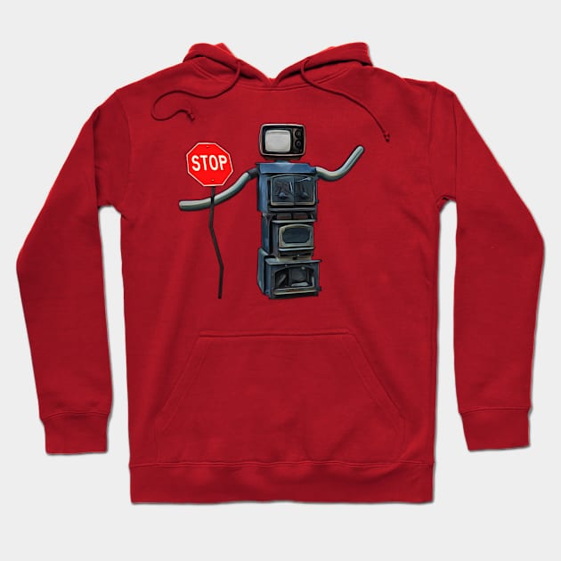 Media Machine Hoodie by WSTAIRS